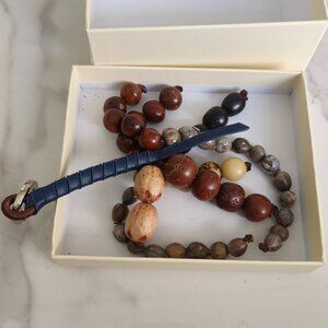 Almost brand new Songmont Wish Seed charm, denim blue